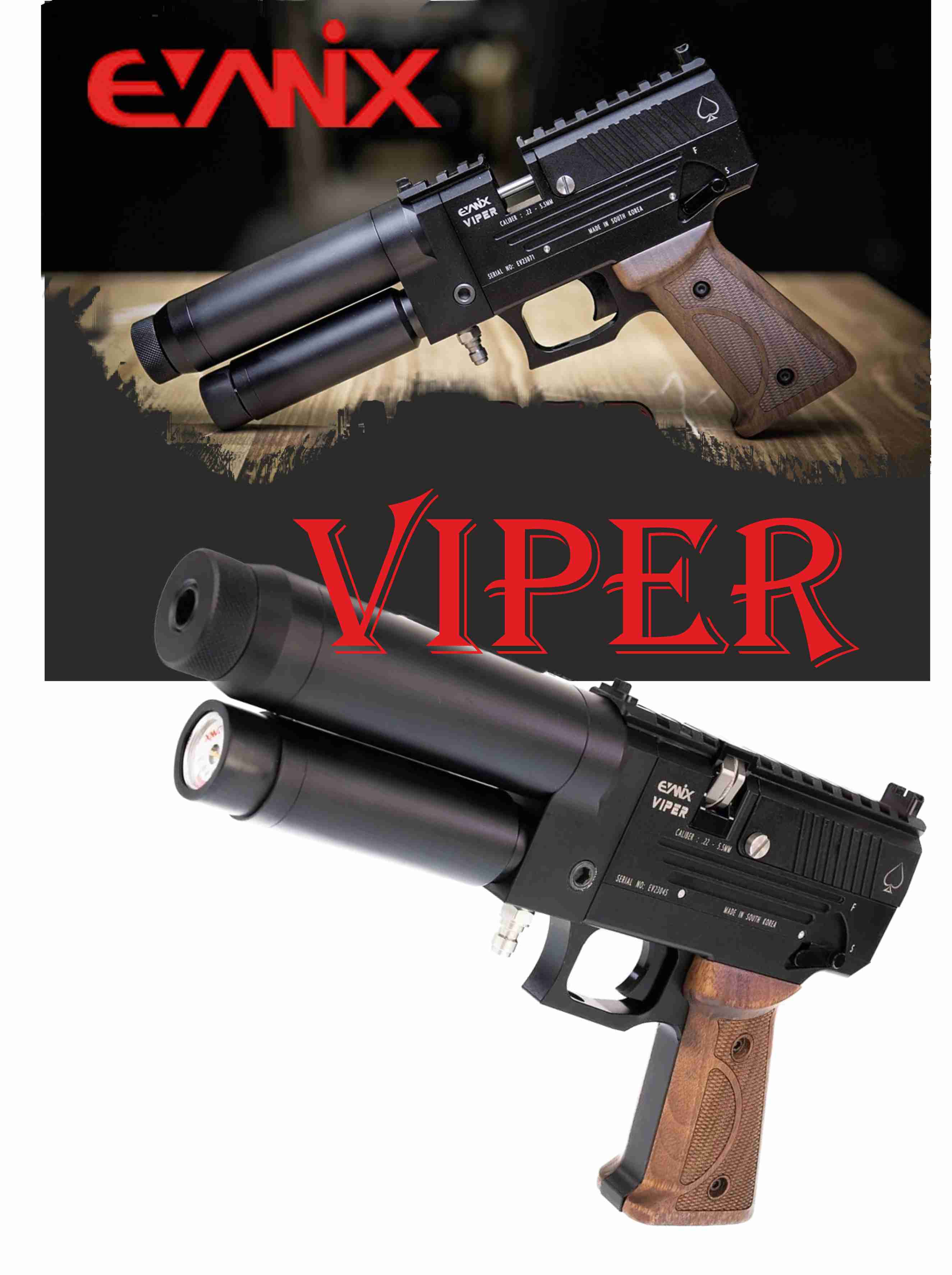 Evanix Viper Pistole PCP Pressluftpistole